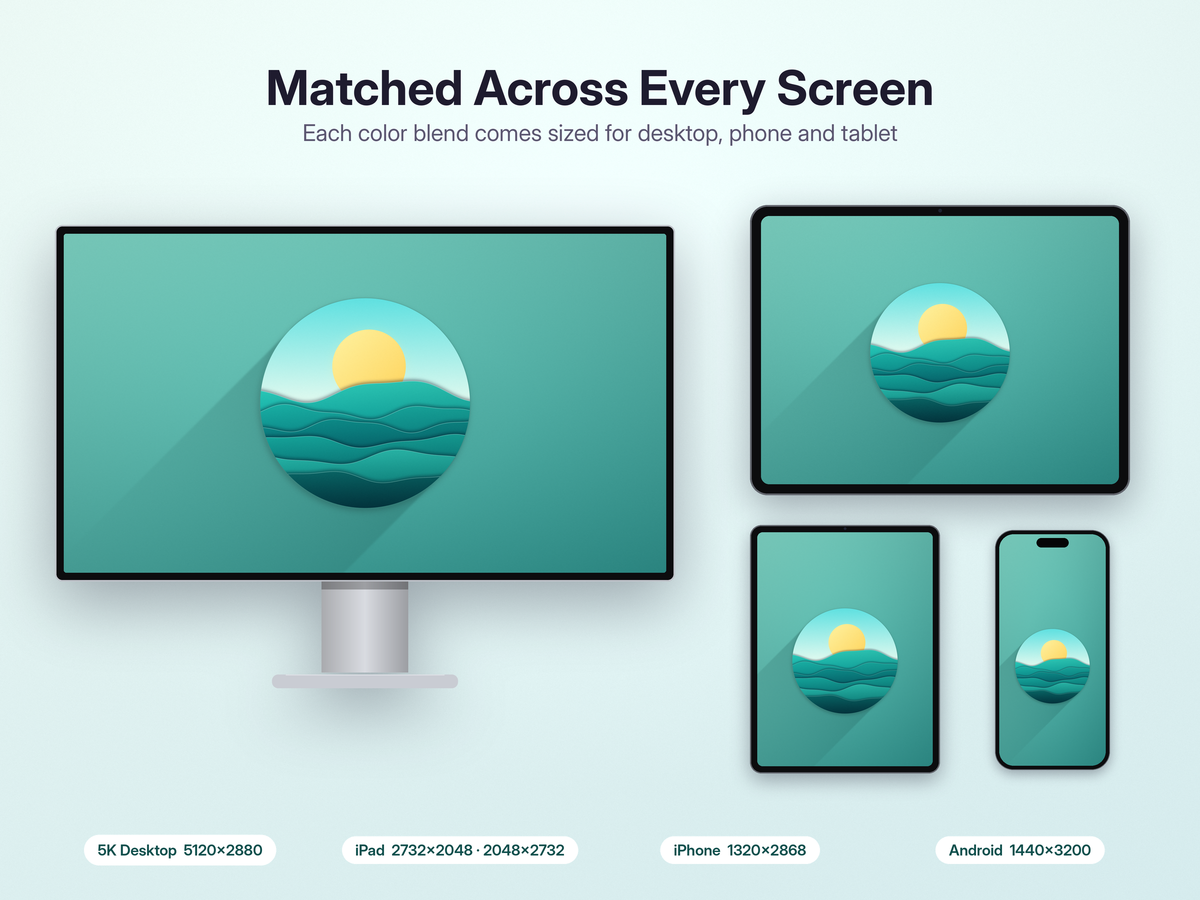 Sunwave — Minimal Sunset Wallpaper Pack