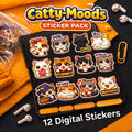 Catty-Moods Sticker Pack