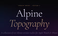 Alpine Topography — OLED Wallpaper Collection