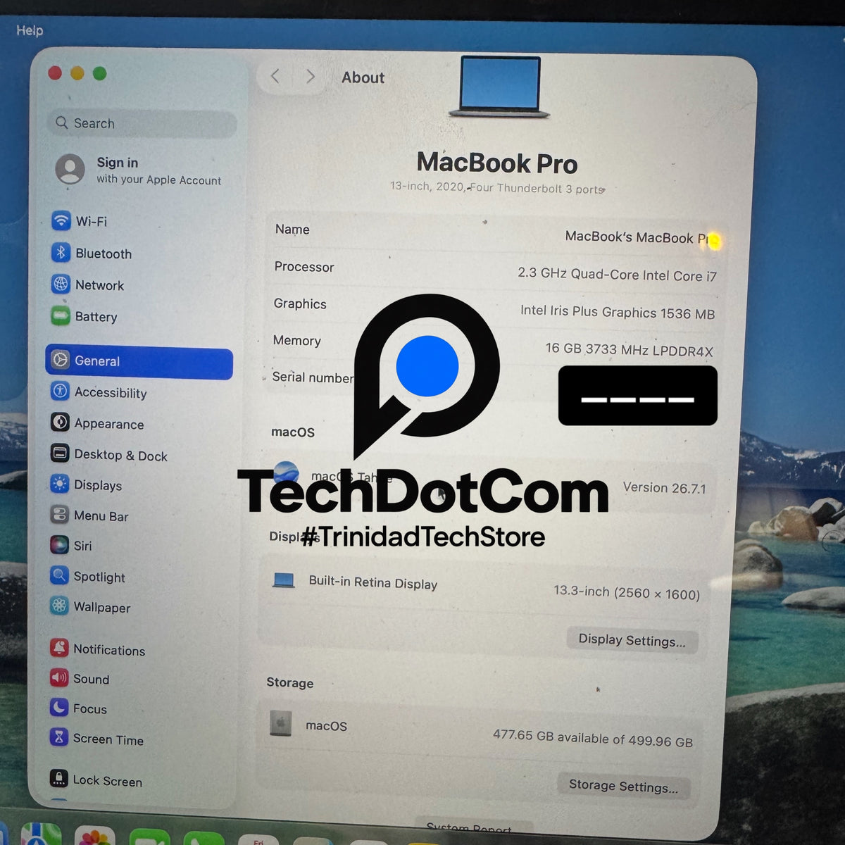 MacBook Pro 2020 - $4400 TTD - Trade-INs Accepted ✅