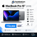 MacBook Pro 15-inch 2018 A1990 — TT$3,900