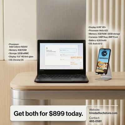 Lenovo Chromebook & Blu View 4