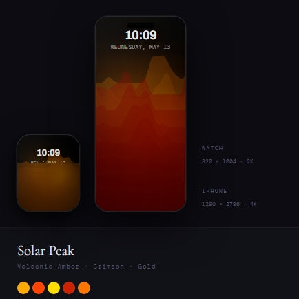 Alpine Topography — OLED Wallpaper Collection