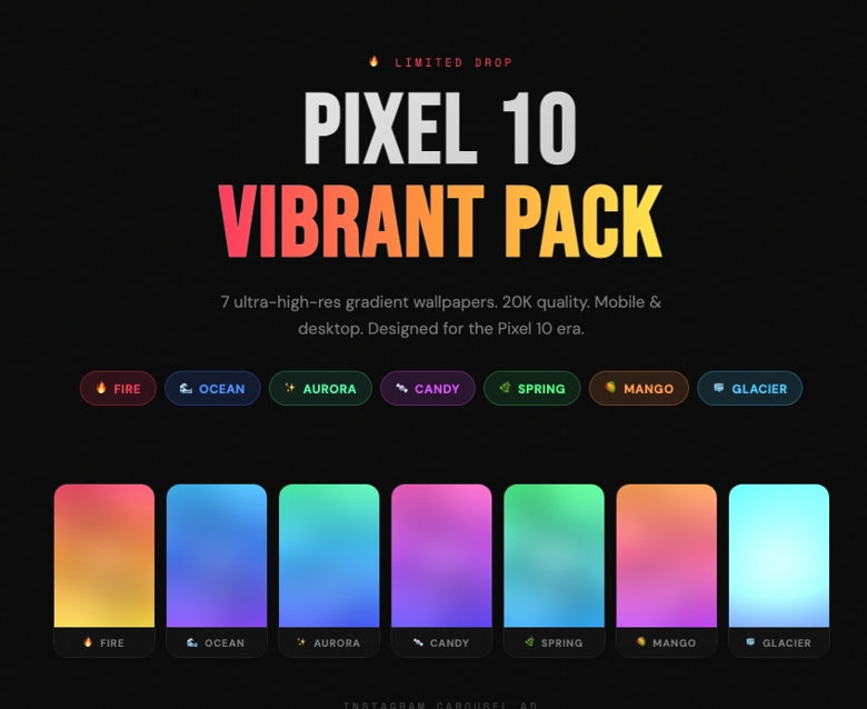Pixel 10 Vibrant Pack
