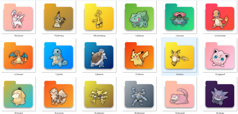 Pokémon Folder Collection