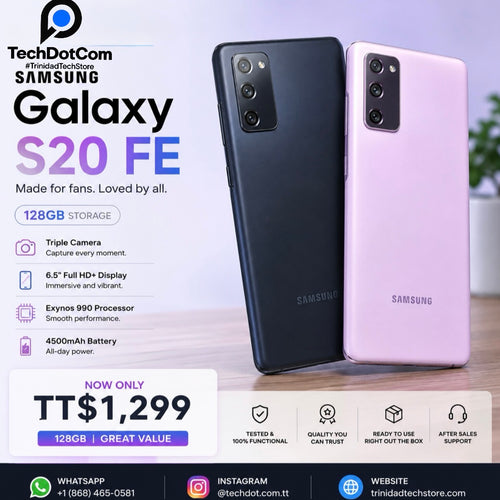 Samsung Galaxy S20 FE - 128GB - $1299 TTD