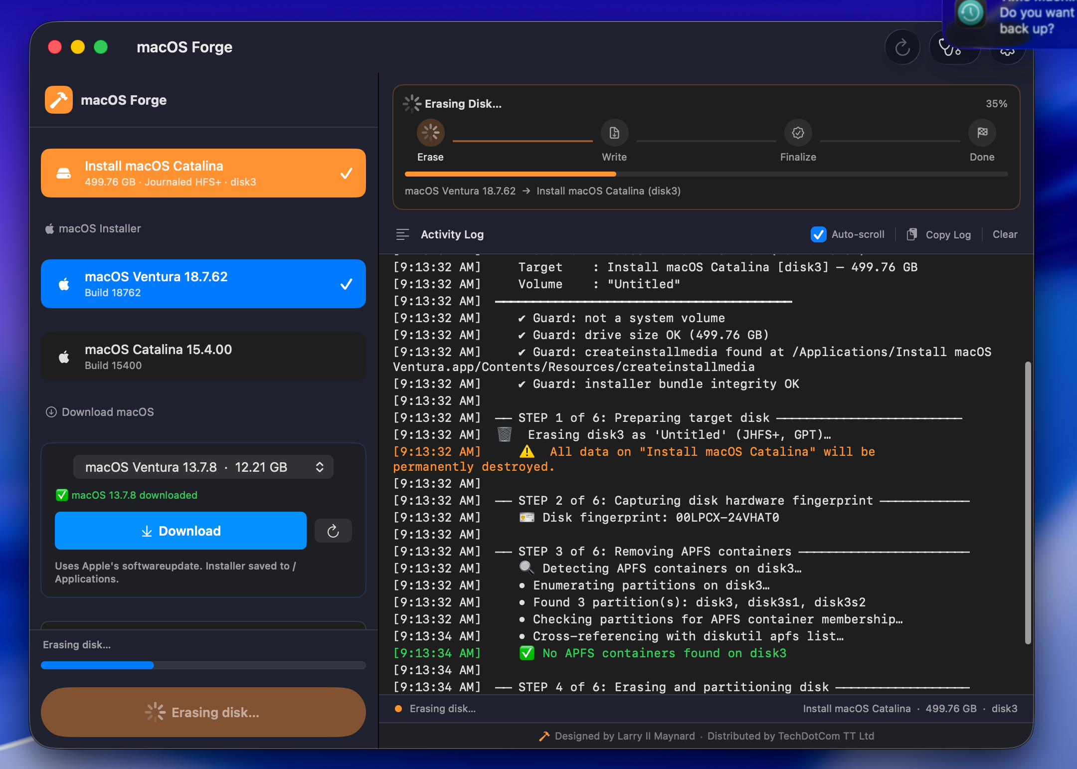 macOS Forge
