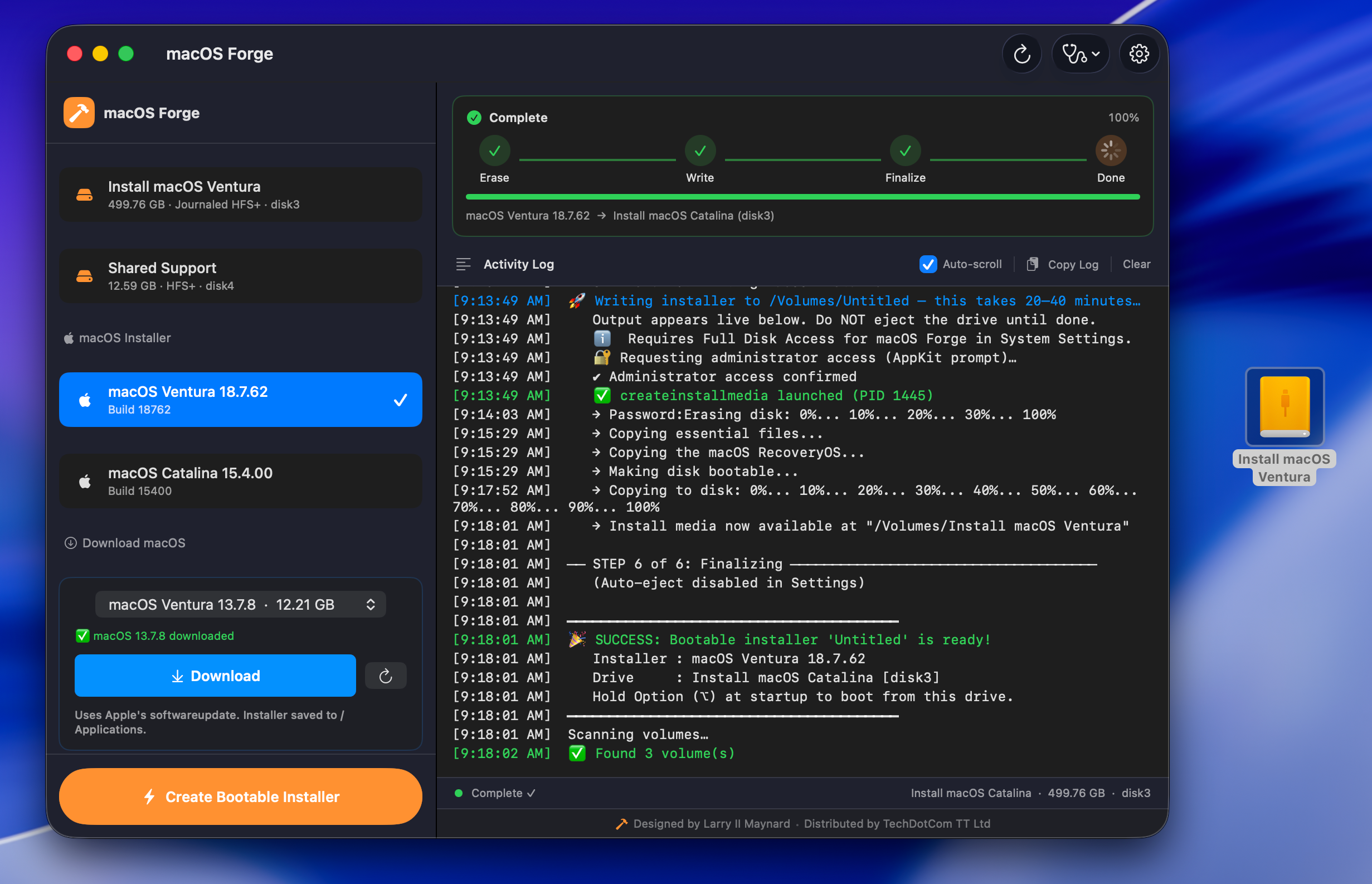 macOS Forge