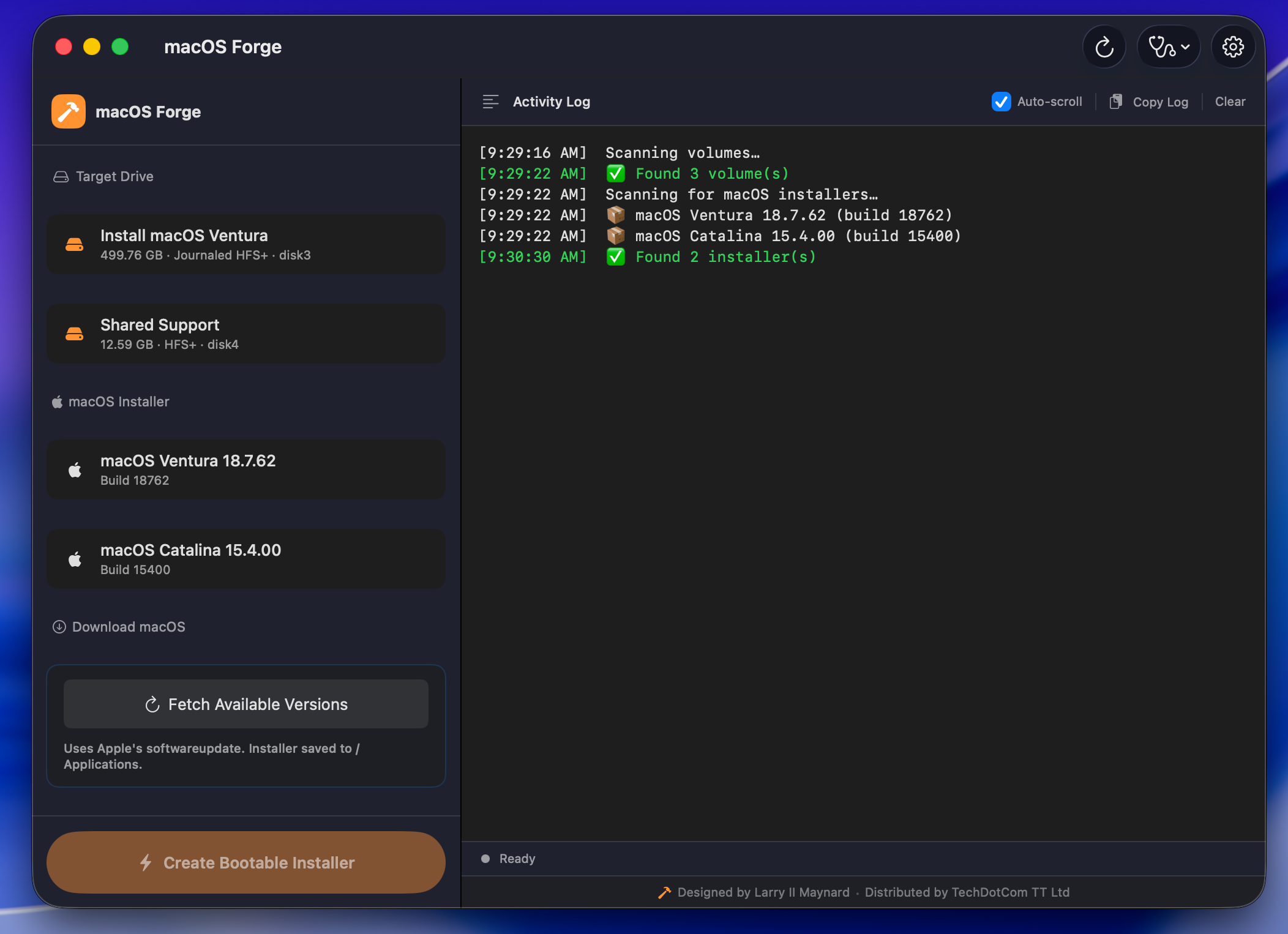 macOS Forge