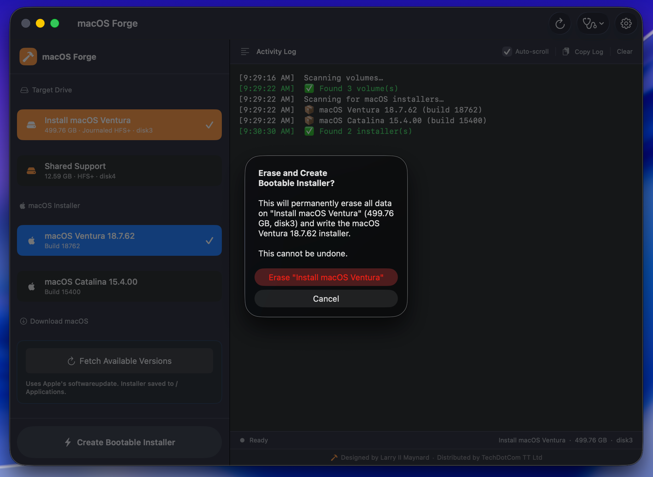 macOS Forge