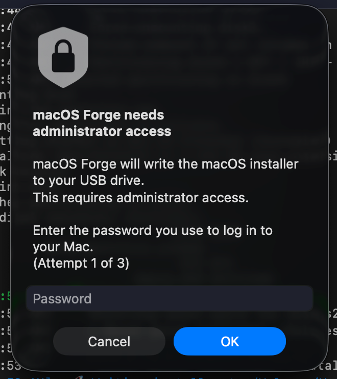 macOS Forge