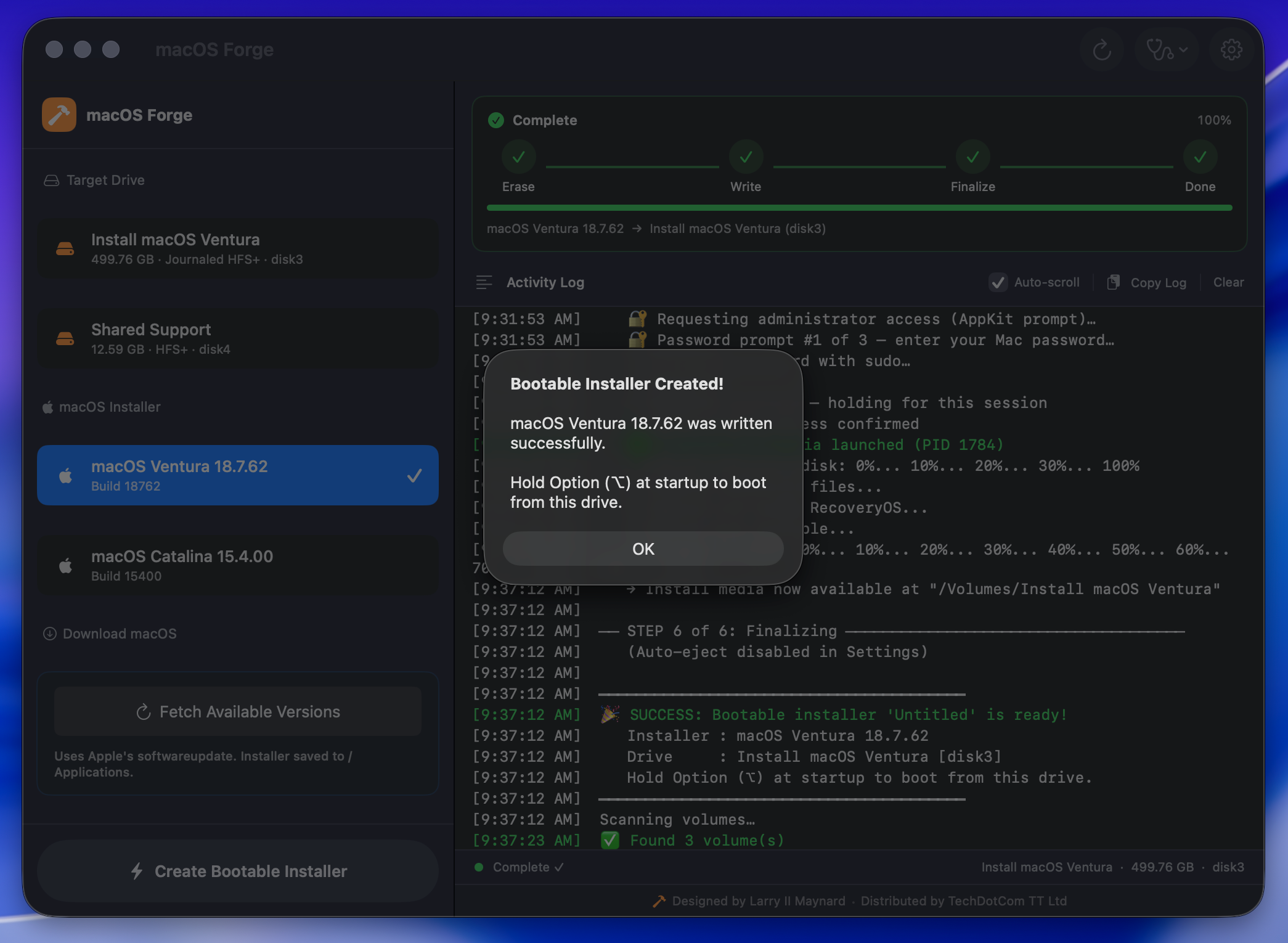 macOS Forge