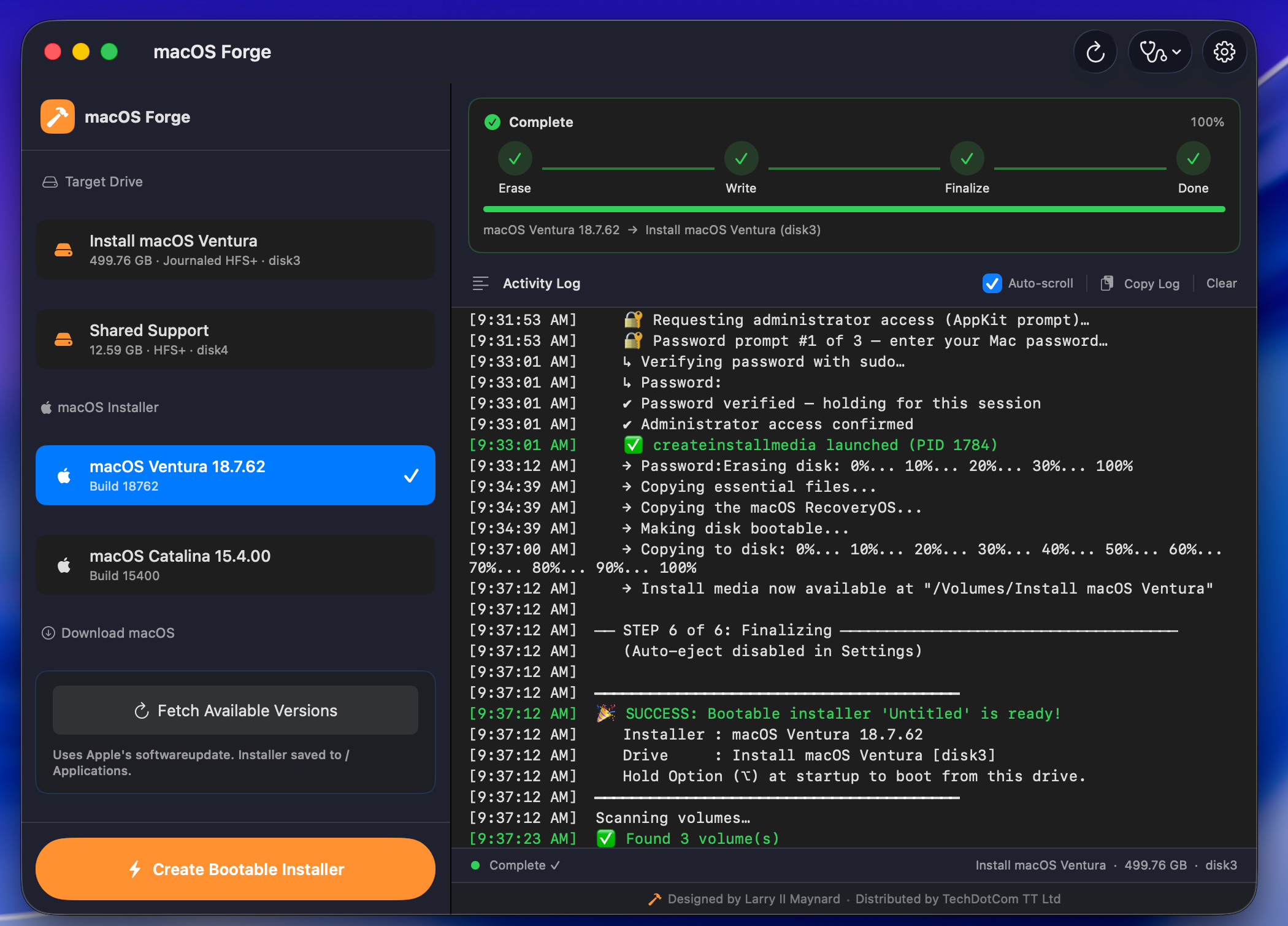 macOS Forge