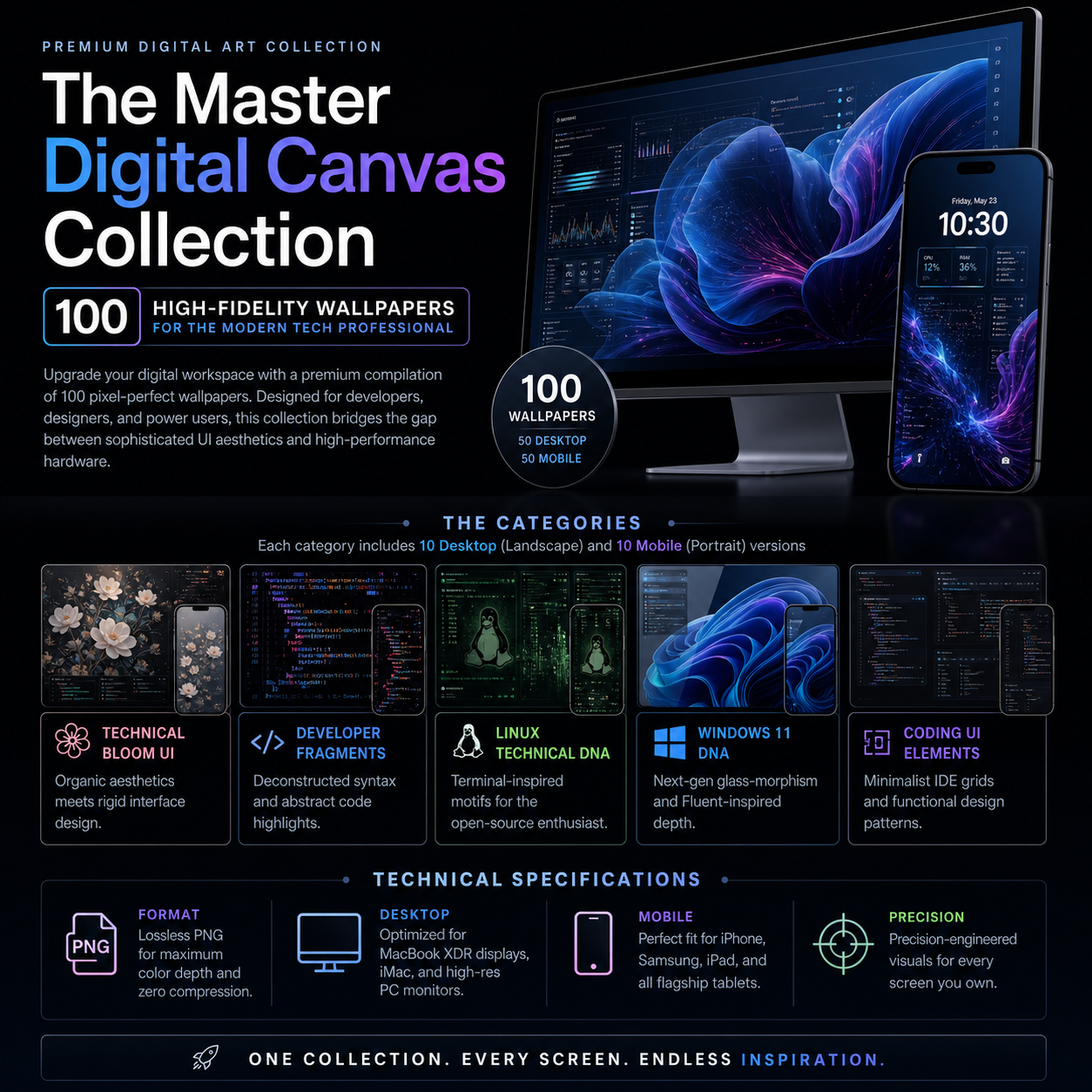 The Master Digital Canvas Collection