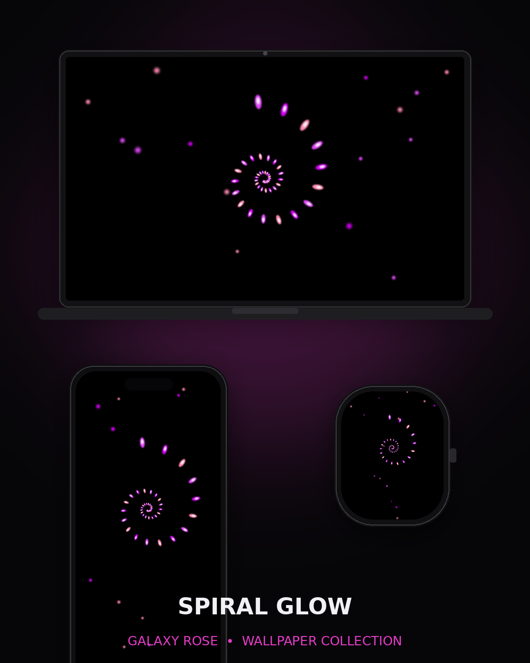 Spiral Glow Wallpaper Collection
