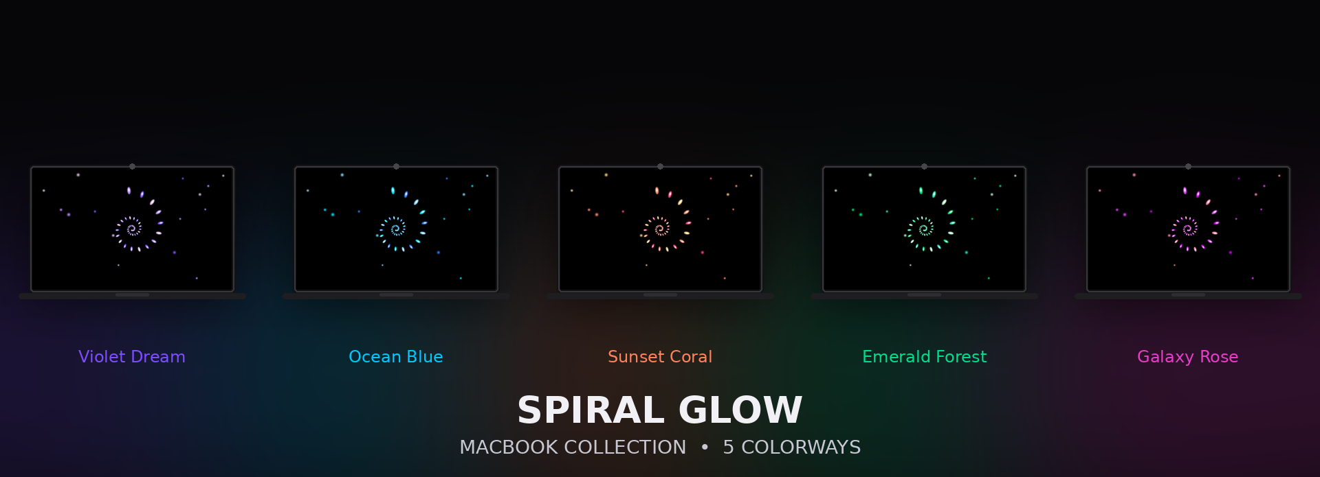 Spiral Glow Wallpaper Collection