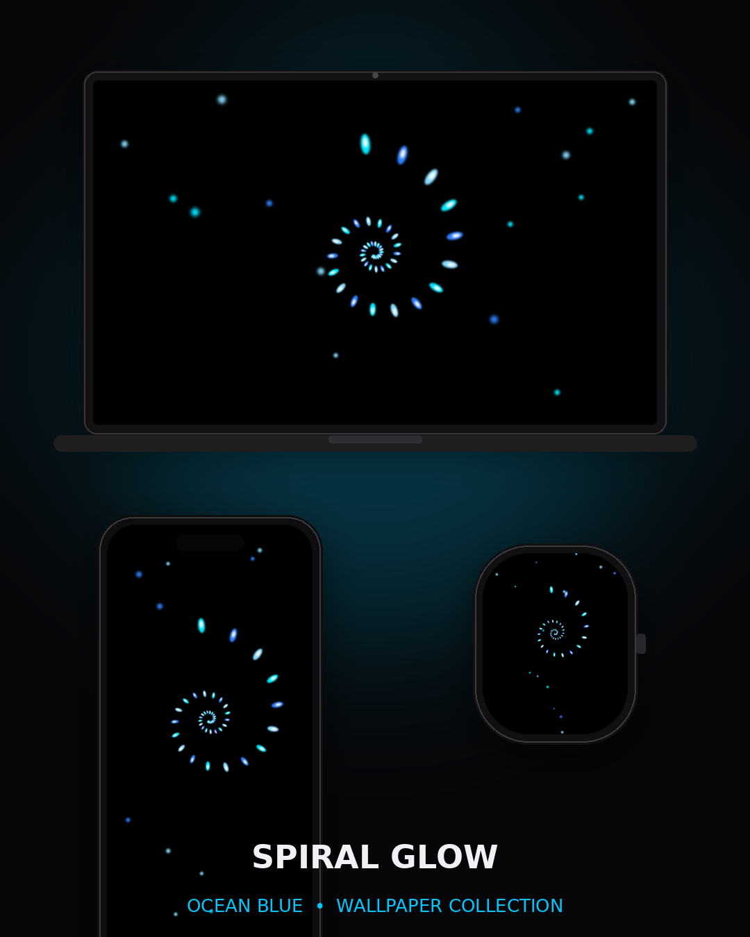 Spiral Glow Wallpaper Collection