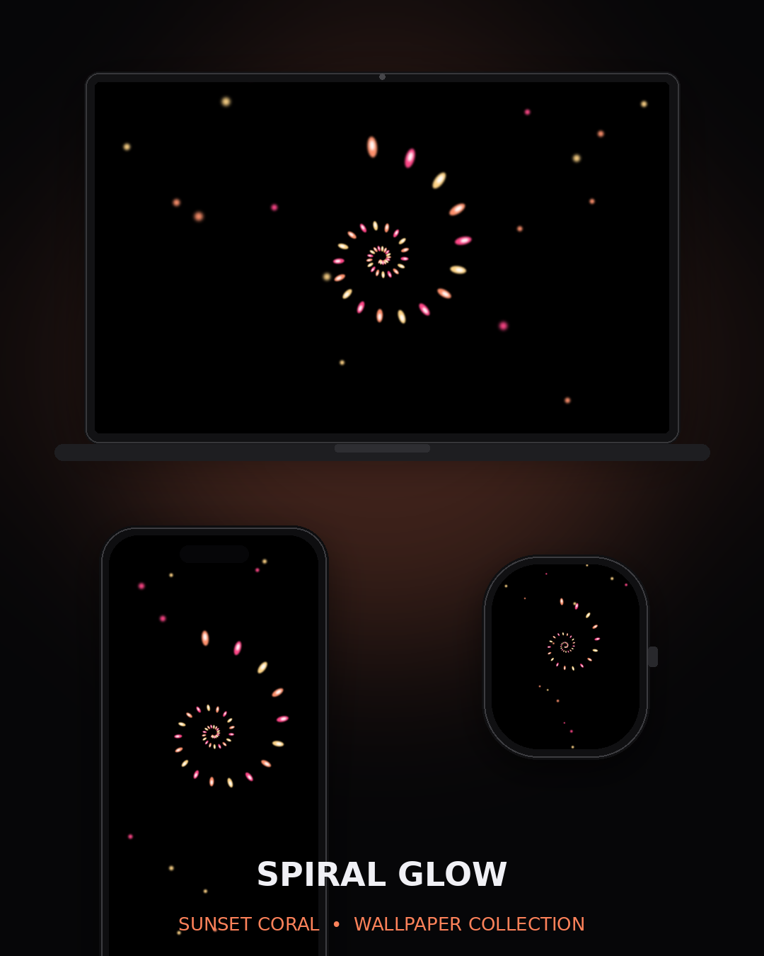 Spiral Glow Wallpaper Collection