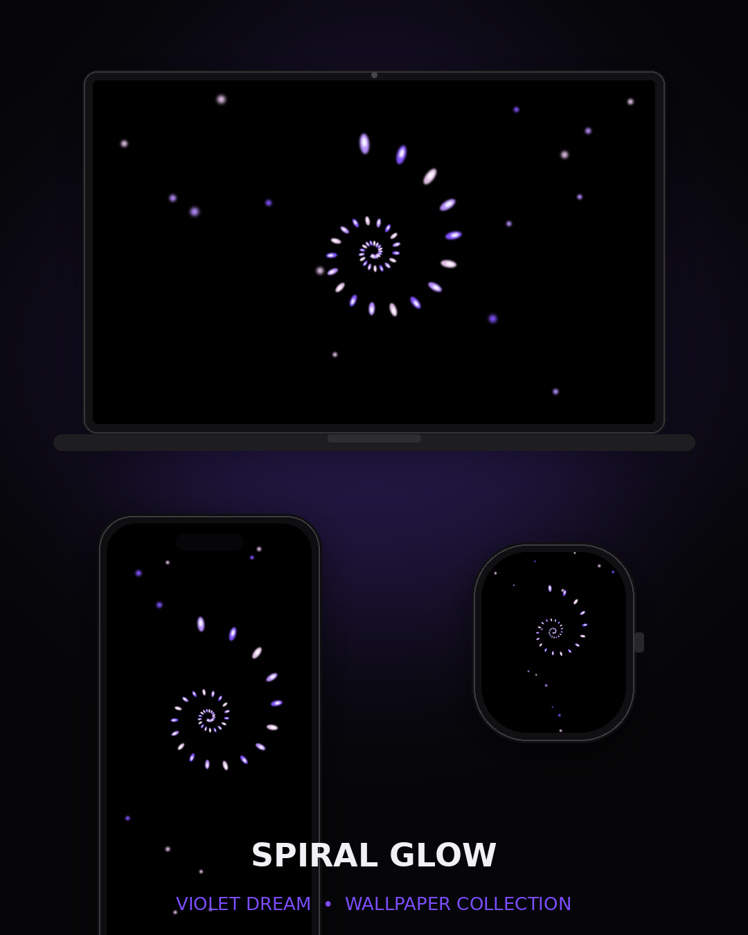 Spiral Glow Wallpaper Collection